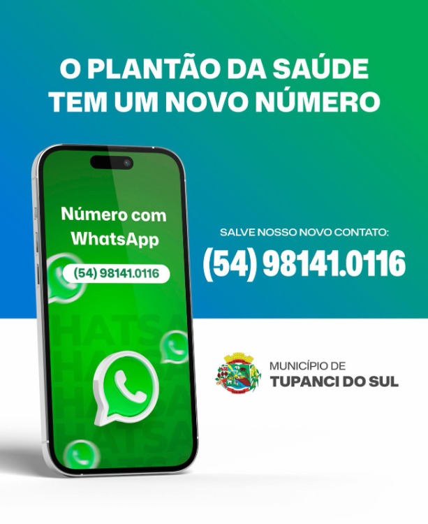 Secretaria de Saúde de Tupanci do Sul tem novo número de plantão